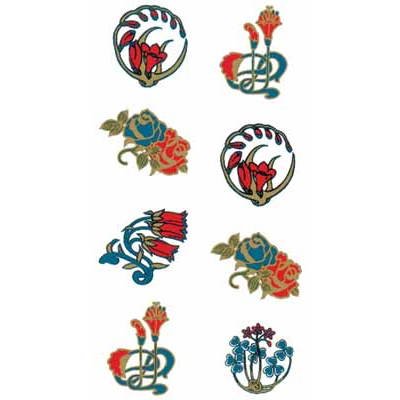 タトゥーシール アールヌーボ2