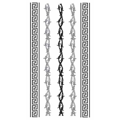 タトゥーシール 雷紋