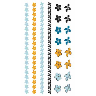 タトゥーシール 花鎖1