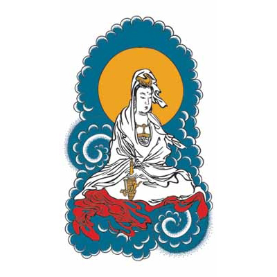 タトゥーシール 白衣観音