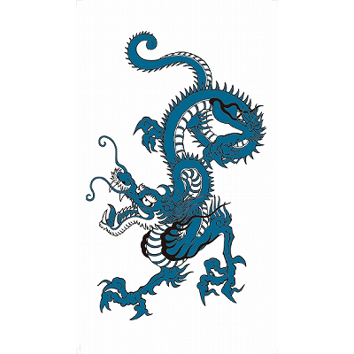タトゥーシール 青清竜