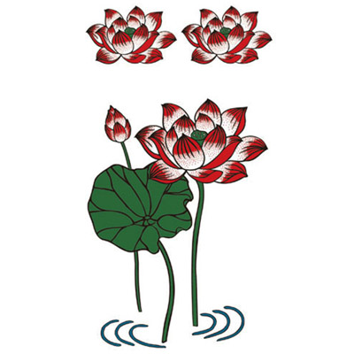 タトゥーシール 蓮華