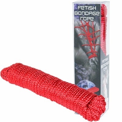 フェティッシュボンデージロープ (レッド)
