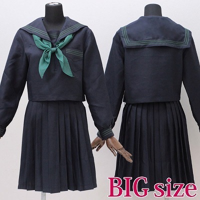大阪女子校のセーラー服(旧冬服) BIG
